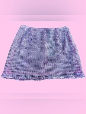 White Fox Double Digits Mini Skirt